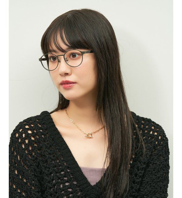  「ボストン型 メガネ 大人可愛い オフィスカジュアル /TRAD PATTERNS  レンズ交換券付」|メガネ|