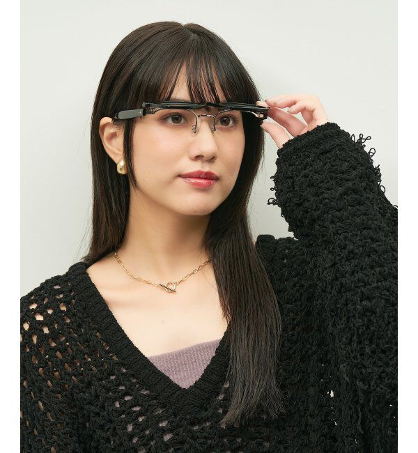  「Zoff｜メガネ｜伊達・度付きメガネ｜読書｜FLIPUP(跳ね上げ式) レンズ交換券付」|メガネ|