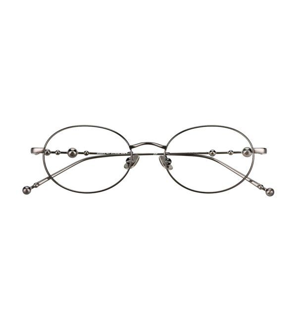  「【LOVE BY e.m.コラボ】&ldquo;staccato&rdquo;｜オーバル型メタルフレーム｜Zoff｜LOVE BY e.m. レンズ交換券付」|メガネ|