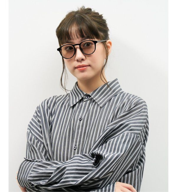  「【WEB限定】ボストン型 サングラス | カラーレンズ 軽量 トレンド 紫外線対策 UVカット ユニセックス」|サングラス|