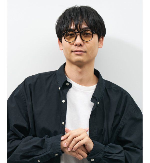  「【WEB限定】ボストン型 サングラス | カラーレンズ 軽量 トレンド 紫外線対策 UVカット ユニセックス」|サングラス|ブラック系その他1