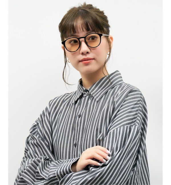  「【WEB限定】ボストン型 サングラス | カラーレンズ 軽量 トレンド 紫外線対策 UVカット ユニセックス」|サングラス|