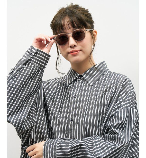  「【WEB限定】ボストン型 サングラス | カラーレンズ 軽量 トレンド 紫外線対策 UVカット ユニセックス」|サングラス|