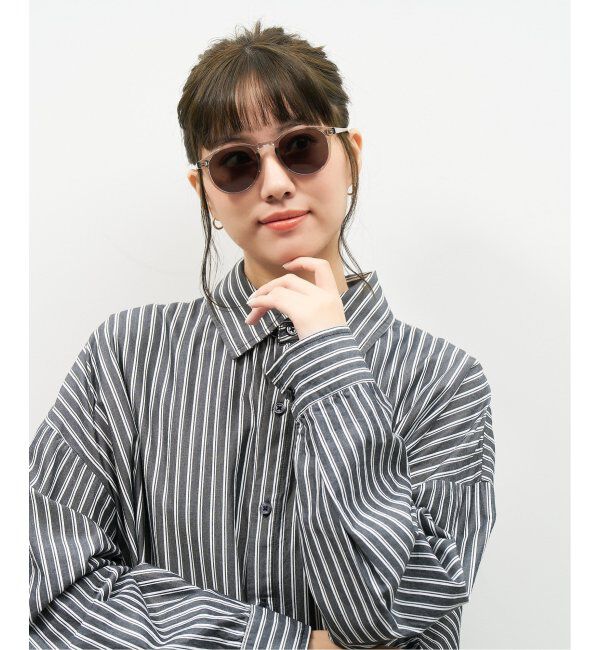  「【WEB限定】ボストン型 サングラス | カラーレンズ 軽量 トレンド 紫外線対策 UVカット ユニセックス」|サングラス|