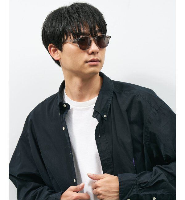  「【WEB限定】ボストン型 サングラス | カラーレンズ 軽量 トレンド 紫外線対策 UVカット ユニセックス」|サングラス|