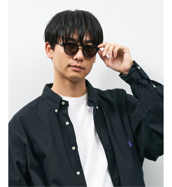  「【WEB限定】ボストン型 サングラス | カラーレンズ 軽量 トレンド 紫外線対策 UVカット ユニセックス」|サングラス|