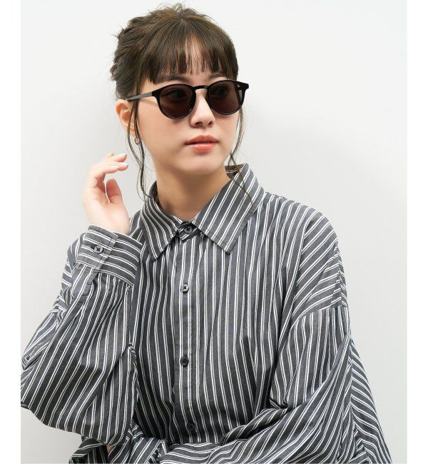  「【WEB限定】ボストン型 サングラス | カラーレンズ 軽量 トレンド 紫外線対策 UVカット ユニセックス」|サングラス|