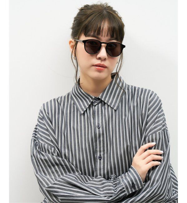  「【WEB限定】ボストン型 サングラス | カラーレンズ 軽量 トレンド 紫外線対策 UVカット ユニセックス」|サングラス|