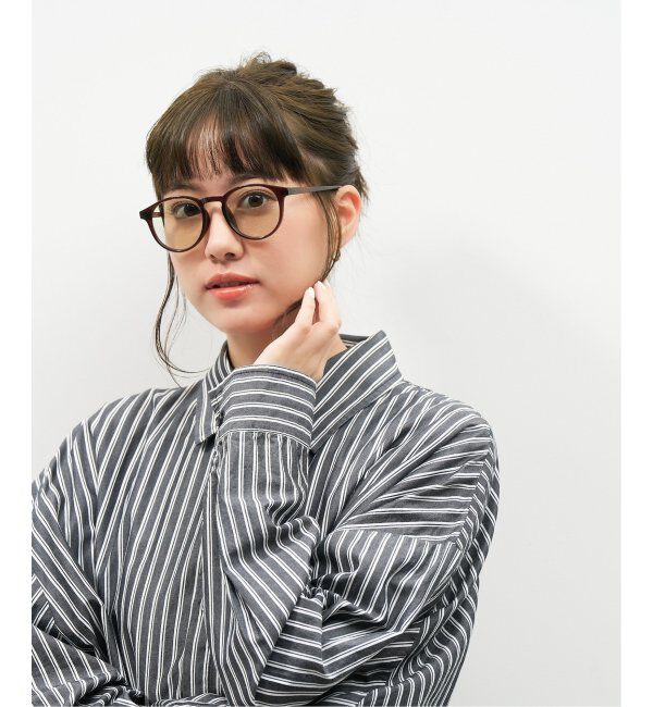  「【WEB限定】ボストン型 サングラス | カラーレンズ 軽量 トレンド 紫外線対策 UVカット ユニセックス」|サングラス|