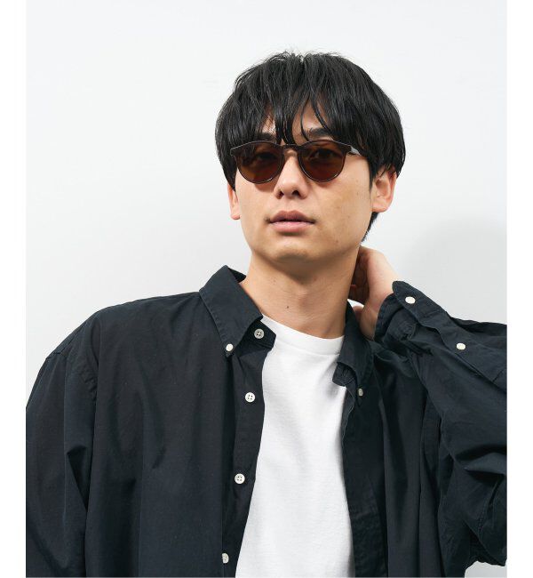  「【WEB限定】ボストン型 サングラス | カラーレンズ 軽量 トレンド 紫外線対策 UVカット ユニセックス」|サングラス|