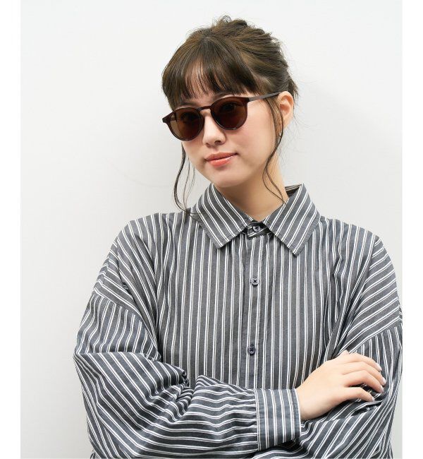  「【WEB限定】ボストン型 サングラス | カラーレンズ 軽量 トレンド 紫外線対策 UVカット ユニセックス」|サングラス|