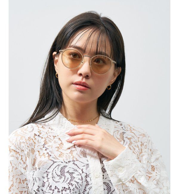  「ボストン型 サングラス｜UNITED ARROWS カラーレンズ UVカット 紫外線対策 ユナイテッドアローズ」|サングラス|ブラウン