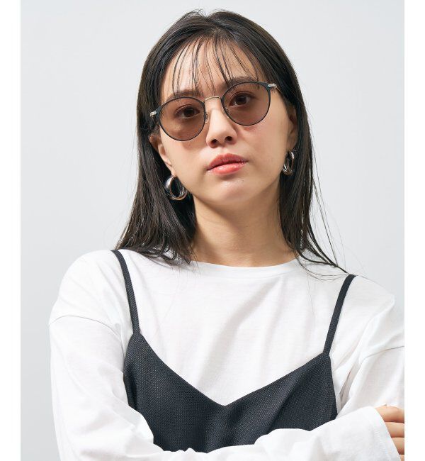  「ボストン型 サングラス｜UNITED ARROWS カラーレンズ UVカット 紫外線対策 ユナイテッドアローズ」|サングラス|