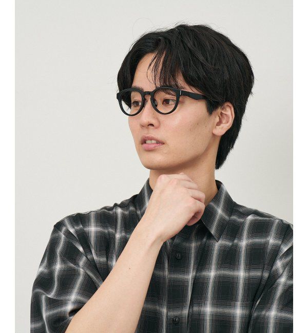  「ボストン型 メガネ【SNAP GRIP搭載】 スポーツ 運動用｜ズレ落ち防止｜伊達メガネ  レンズ交換券付」|メガネ|