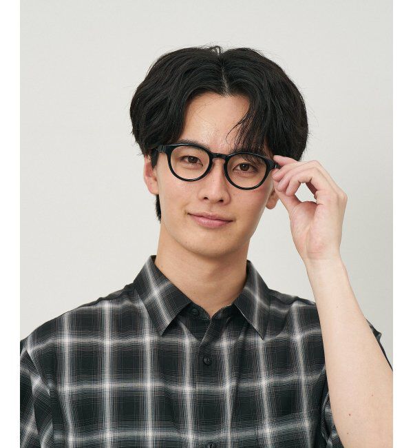  「ボストン型 メガネ【SNAP GRIP搭載】 スポーツ 運動用｜ズレ落ち防止｜伊達メガネ  レンズ交換券付」|メガネ|