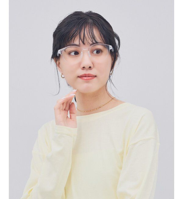  「ボストン型 メガネ【SNAP GRIP搭載】 スポーツ 運動用｜ズレ落ち防止｜伊達メガネ  レンズ交換券付」|メガネ|