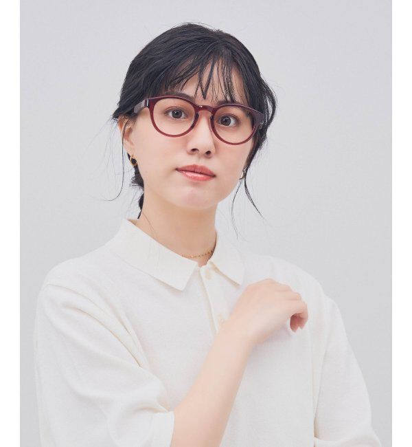  「ボストン型 メガネ【SNAP GRIP搭載】 スポーツ 運動用｜ズレ落ち防止｜伊達メガネ  レンズ交換券付」|メガネ|