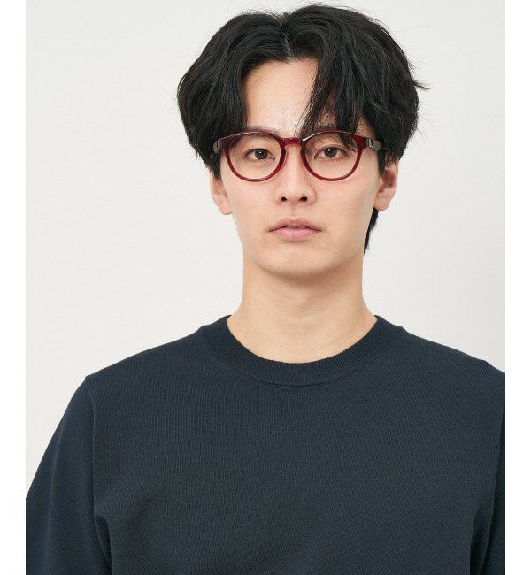  「ボストン型 メガネ【SNAP GRIP搭載】 スポーツ 運動用｜ズレ落ち防止｜伊達メガネ  レンズ交換券付」|メガネ|