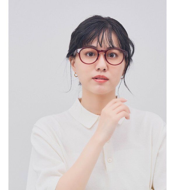  「ボストン型 メガネ【SNAP GRIP搭載】 スポーツ 運動用｜ズレ落ち防止｜伊達メガネ  レンズ交換券付」|メガネ|