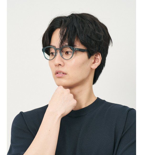  「ボストン型 メガネ【SNAP GRIP搭載】 スポーツ 運動用｜ズレ落ち防止｜伊達メガネ  レンズ交換券付」|メガネ|