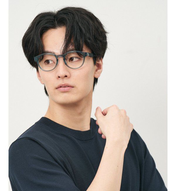  「ボストン型 メガネ【SNAP GRIP搭載】 スポーツ 運動用｜ズレ落ち防止｜伊達メガネ  レンズ交換券付」|メガネ|