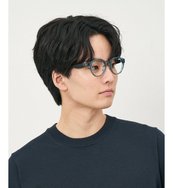  「ボストン型 メガネ【SNAP GRIP搭載】 スポーツ 運動用｜ズレ落ち防止｜伊達メガネ  レンズ交換券付」|メガネ|