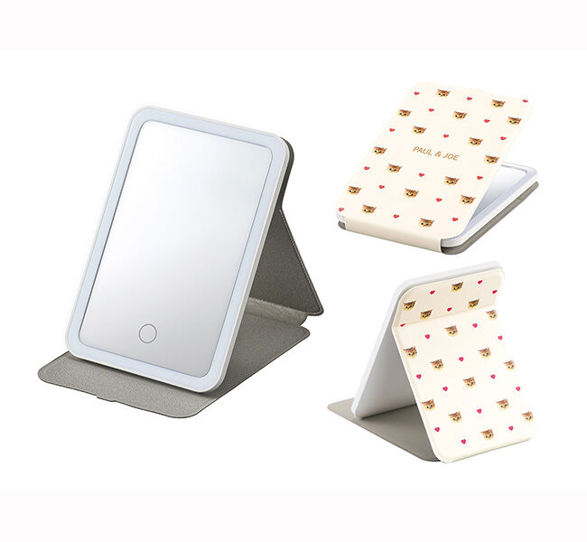 PAUL&JOE「PAUL＆JOE　LEDミラー（アイボリー）」|コスメ雑貨|