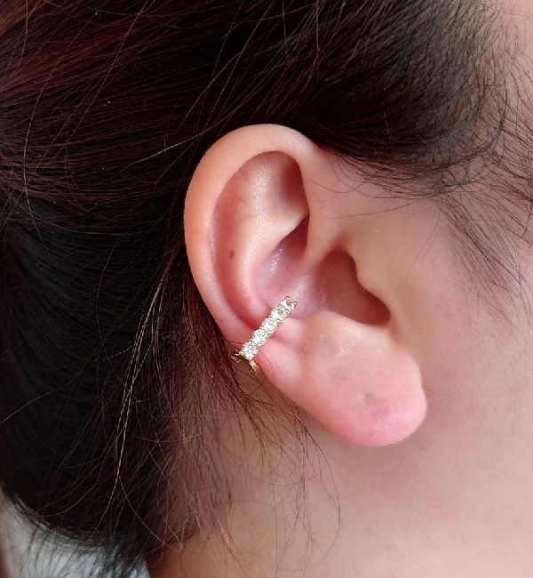 MARQUISE「ビジューラインイヤーカフ（片耳用）」|イヤーカフ|