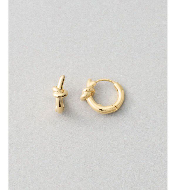 Jouete「[スナップピアス] ノット」|ピアス|イエローゴールド
