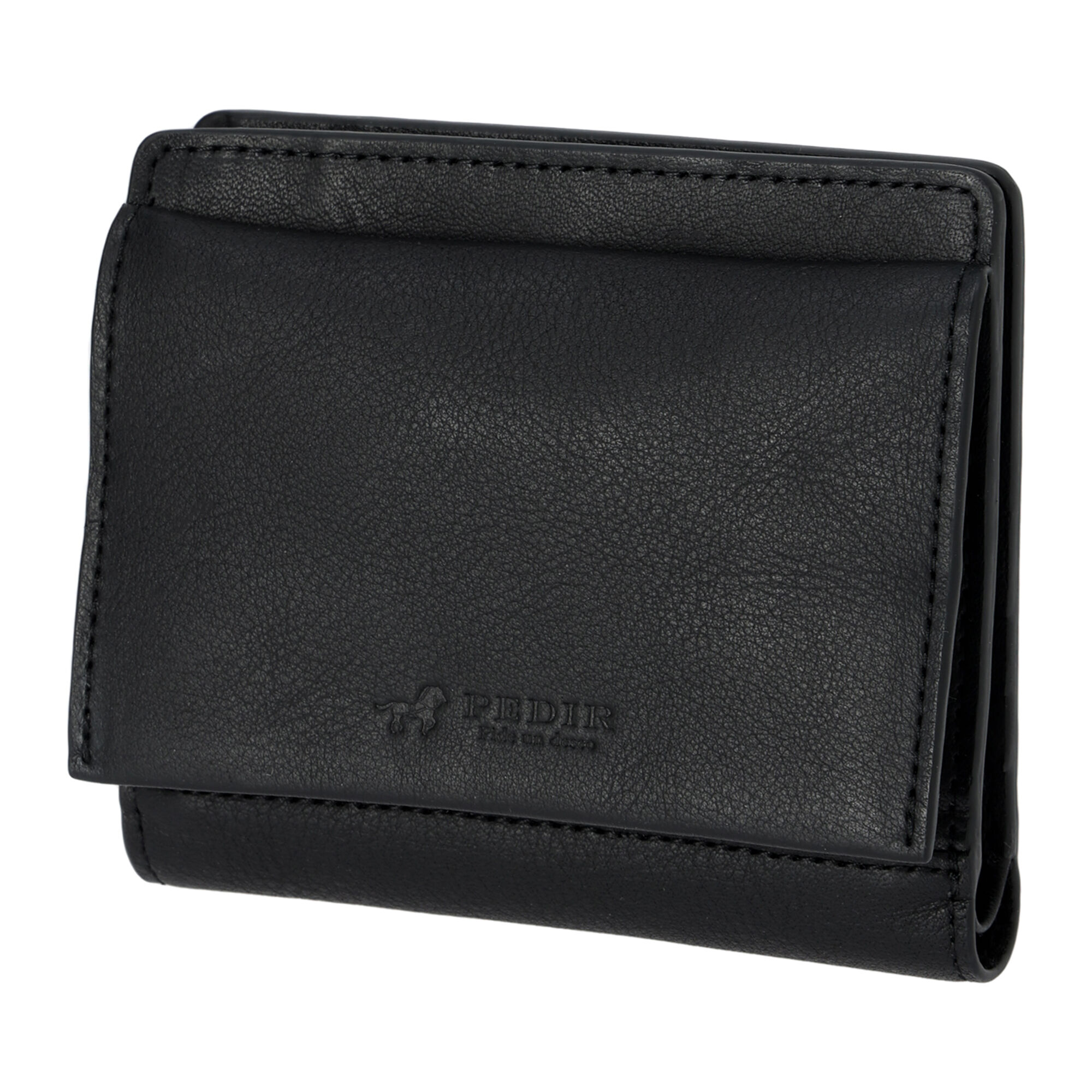 PEDIR「PEDIR(ペディール) ソフトヌメ BOX財布」|財布|ブラック