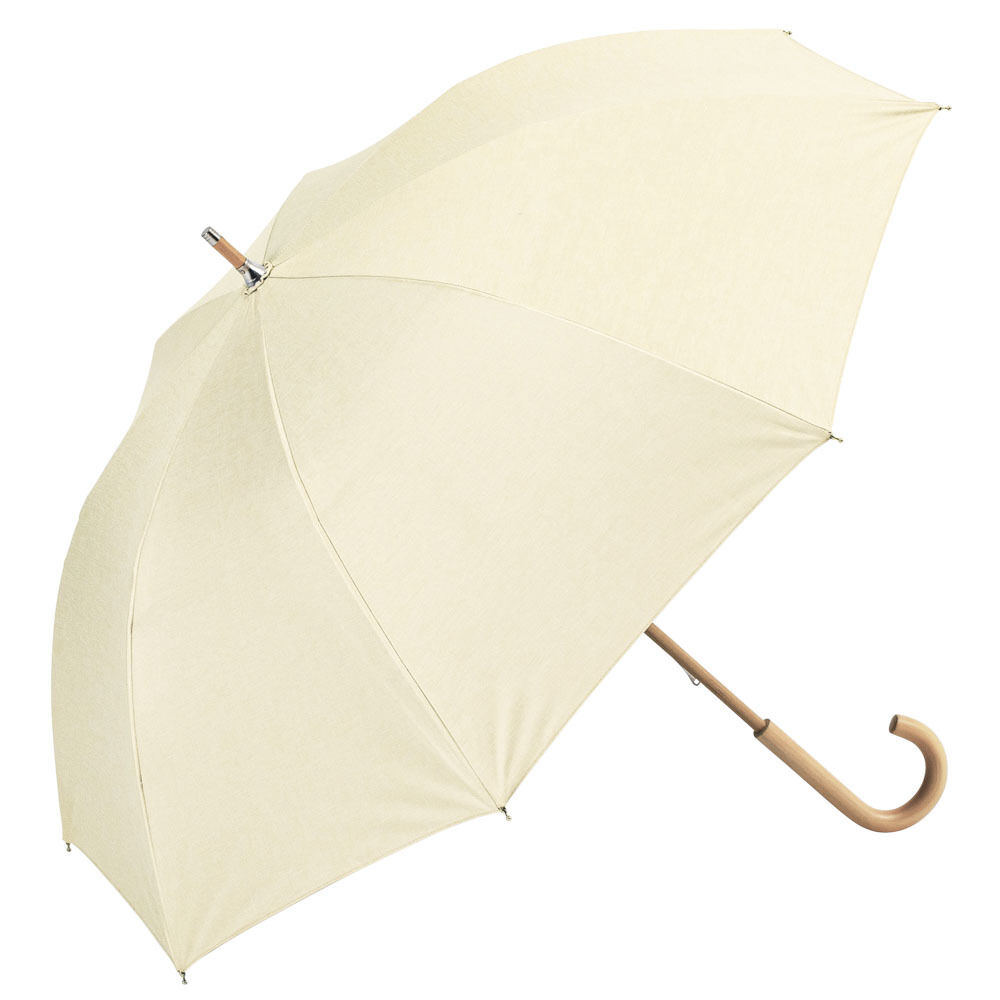 BACKYARD FAMILY「because ビコーズ 晴雨兼用 長傘 通販 雨傘 日傘 晴雨兼用傘 傘 かさ カサ 婦人傘」|傘|ホワイト1