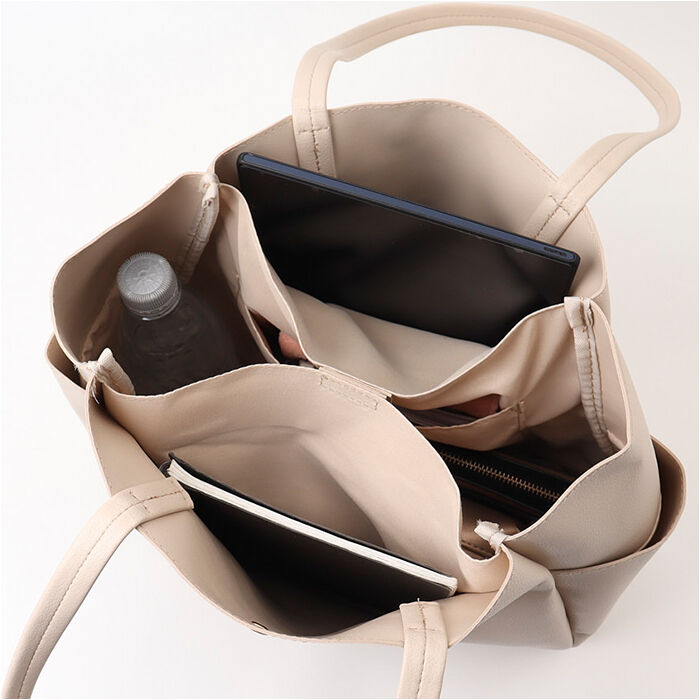 BACKYARD FAMILY「トートバッグ A4 通販 通勤バッグ 肩掛けバッグ 合皮バッグ 大きめ 大容量 ビジネスバッグ」|トートバッグ|