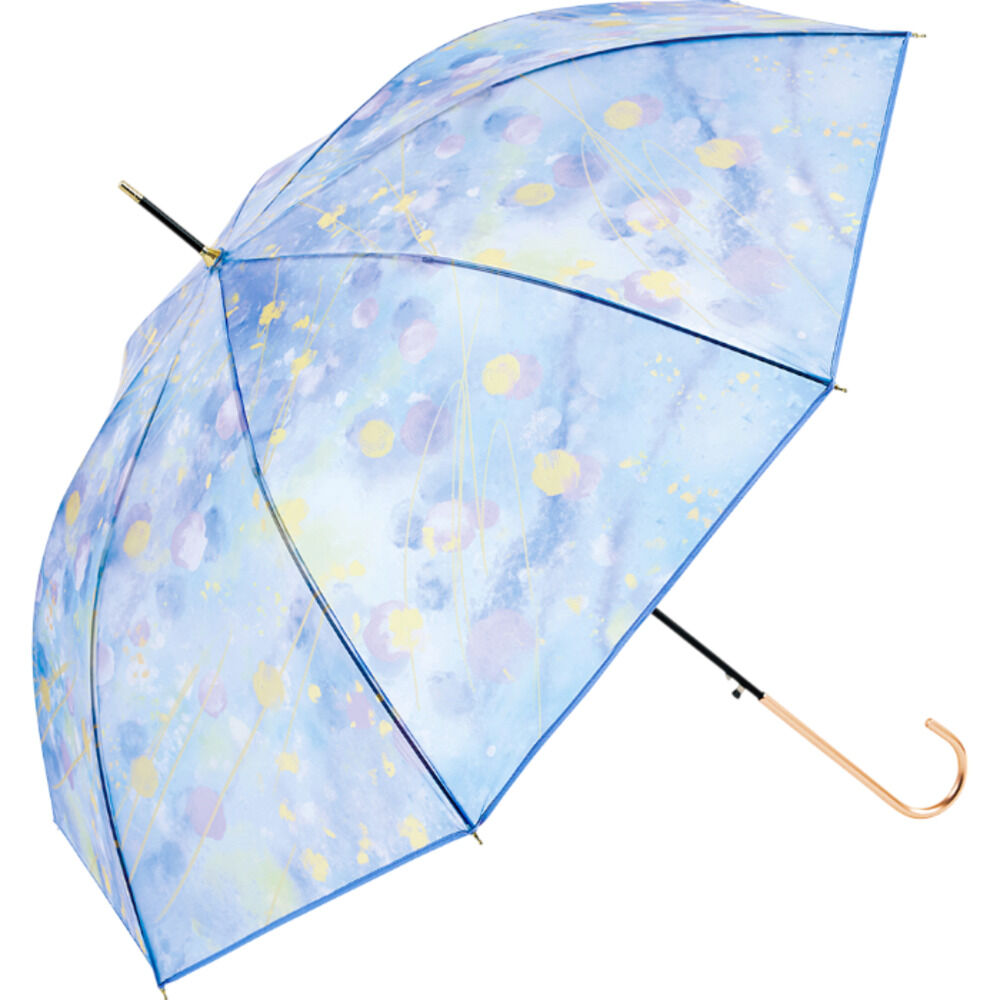 BACKYARD FAMILY「because ビニール傘 ビコーズ B-551214 通販 長傘 ジャンプ傘 傘 雨傘 かさ」|傘|ブルー1