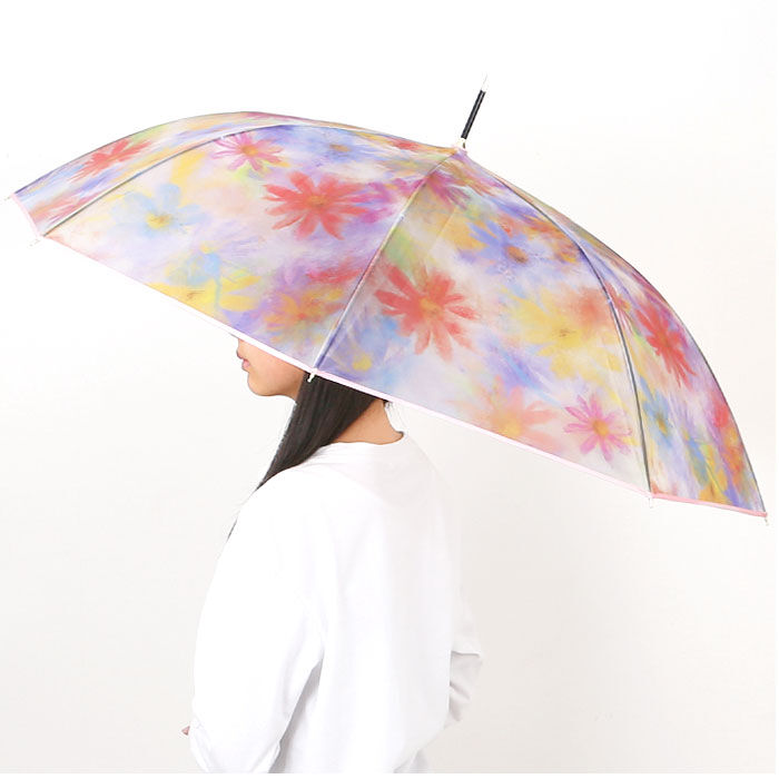 BACKYARD FAMILY「because ビニール傘 ビコーズ B-551214 通販 長傘 ジャンプ傘 傘 雨傘 かさ」|傘|