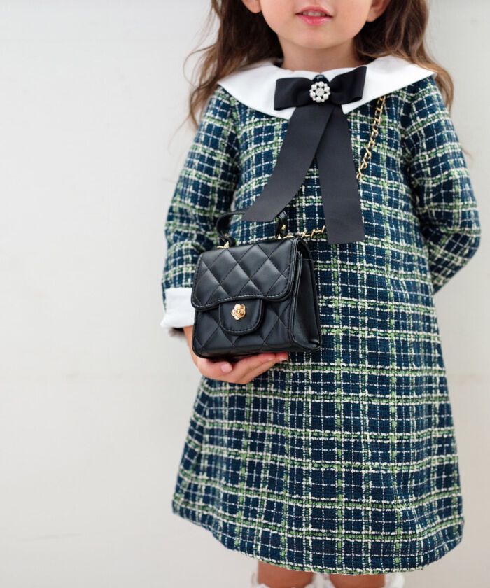 BACKYARD FAMILY「Rora ワンピース 通販 パハリータ ブローチ付きワンピース 子供服 ワンピ 長袖」|その他|