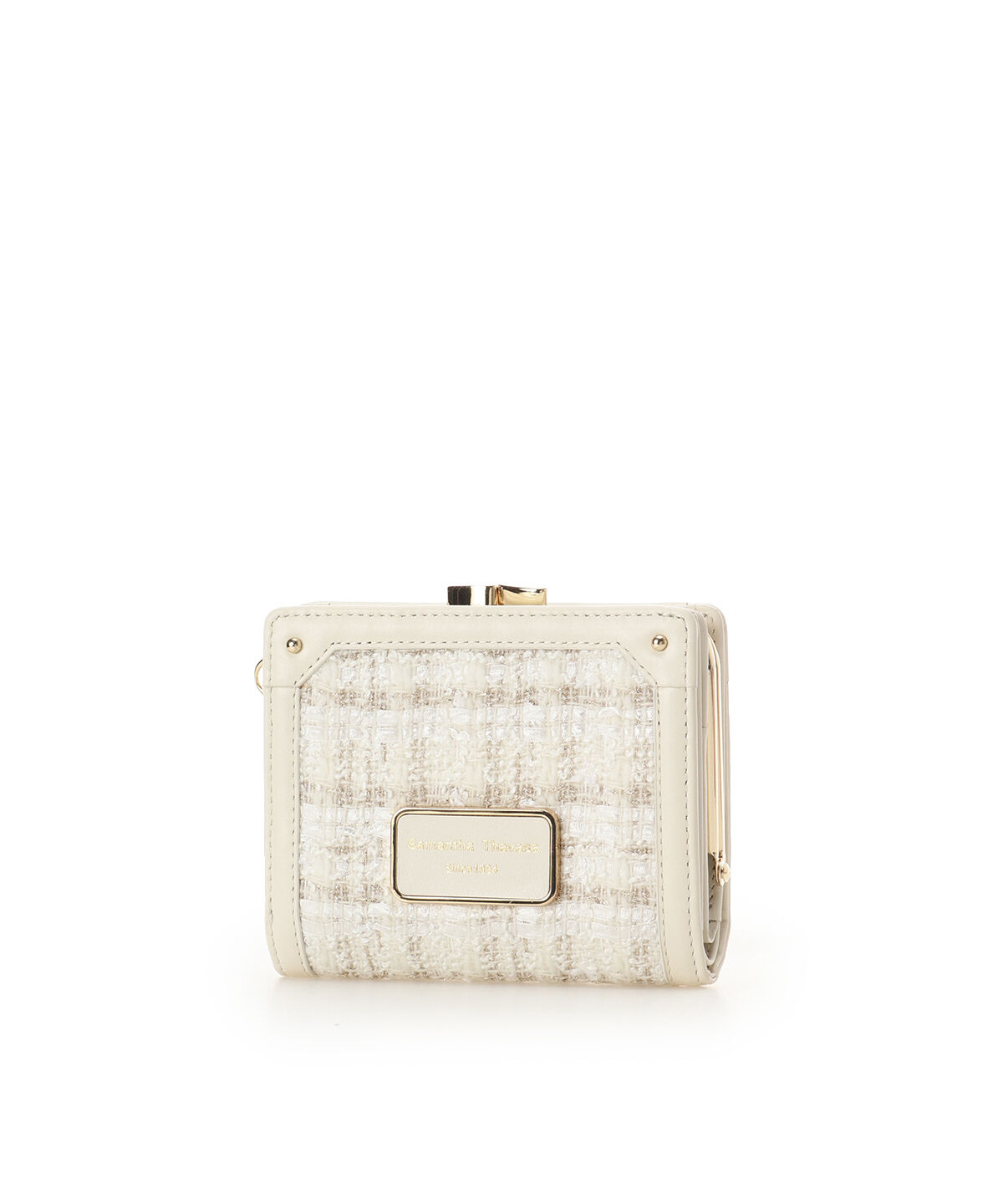 Samantha Thavasa「ファンシーツイード口金折財布」|財布|