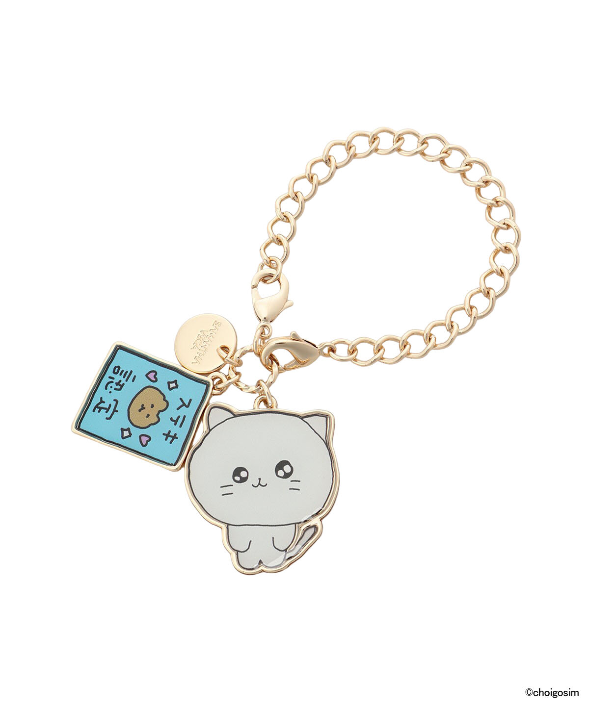 Samantha Vega「チェゴシム&times;SAMANTHAVEGA　「ねこゴシム」２wayバッグチャーム」|チャーム・キーホルダー|ゴールド