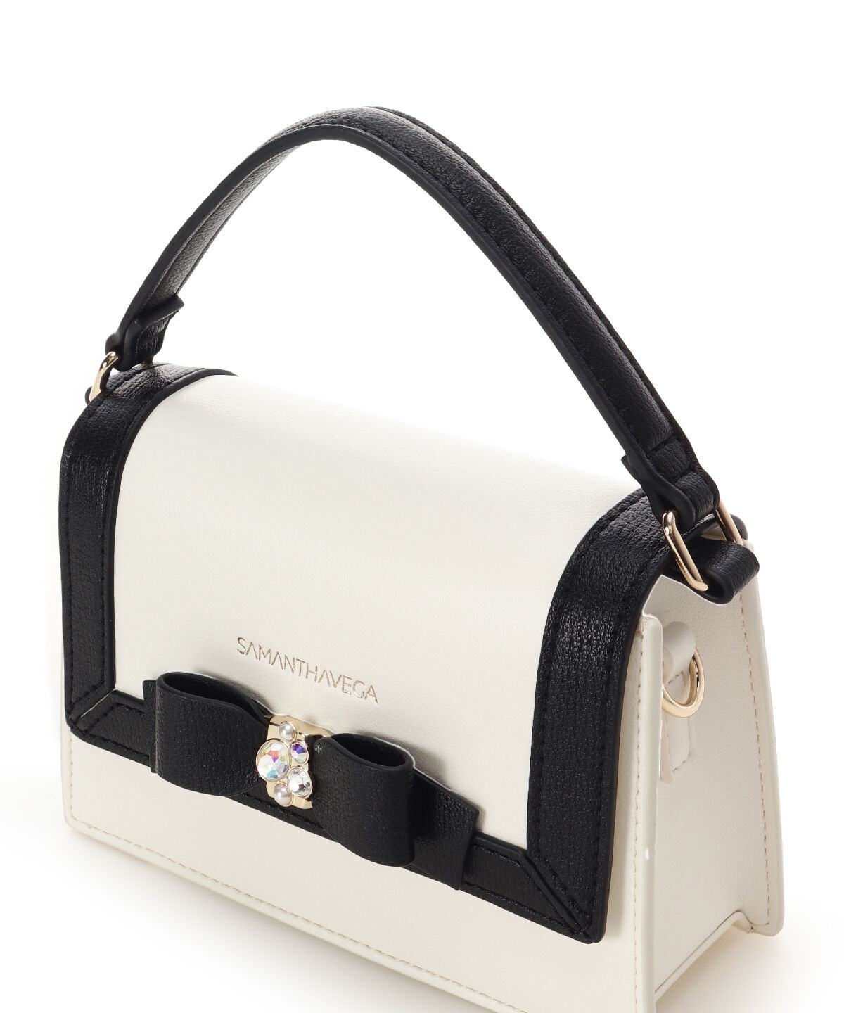 Samantha Vega「ミニジュエルリボンショルダーバッグ」|ショルダー・メッセンジャー|
