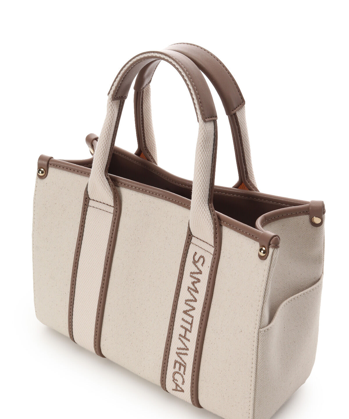 Samantha Vega「新色ロゴテープキャンバスハンドバッグ（小）」|ハンドバッグ|