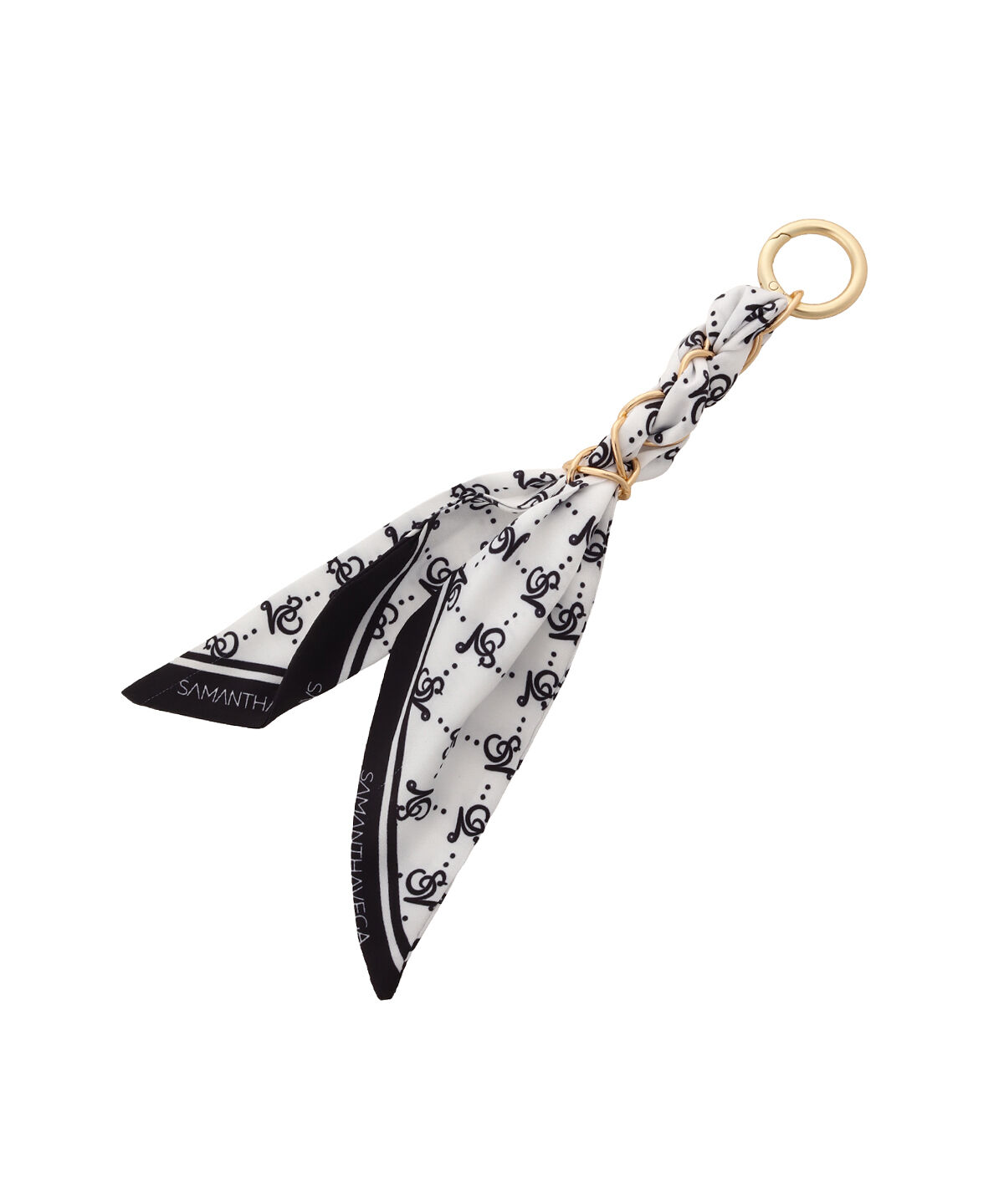 Samantha Vega「モノグラムスカーフチャーム」|チャーム・キーホルダー|