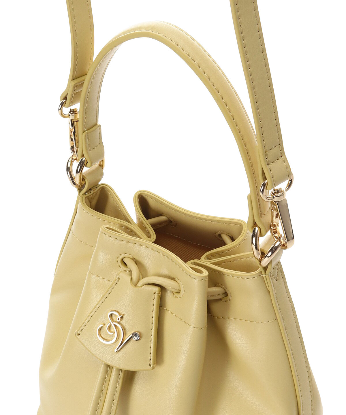 Samantha Vega「ロゴ金具巾着バッグ」|ショルダー・メッセンジャー|