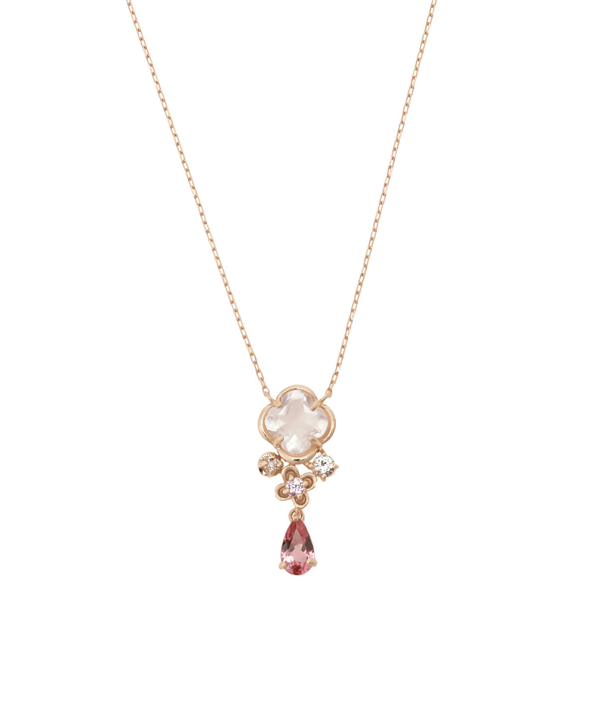 Samantha Tiara「K10 PG フルーレットネックレス」|ネックレス|K10 PG