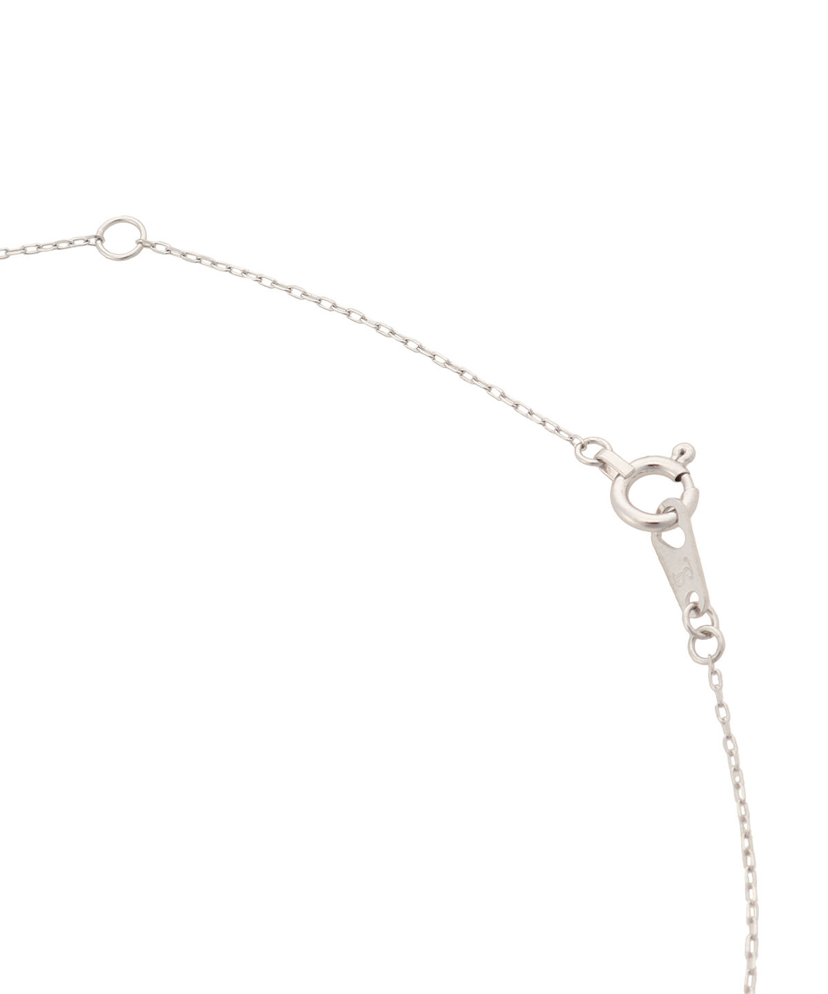 Samantha Tiara「K10 WG ストーンフラワーネックレス(小)」|ネックレス|