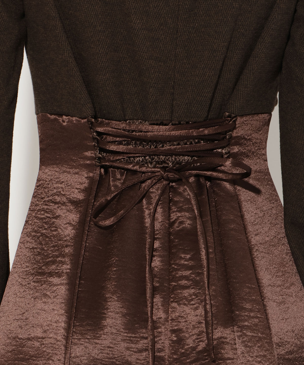 アンドクチュール「サテンドッキングワンピース」|ワンピース|