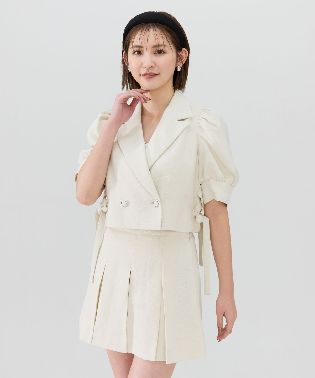 REDYAZEL「ボックスタックショートパンツ」|キュロット|