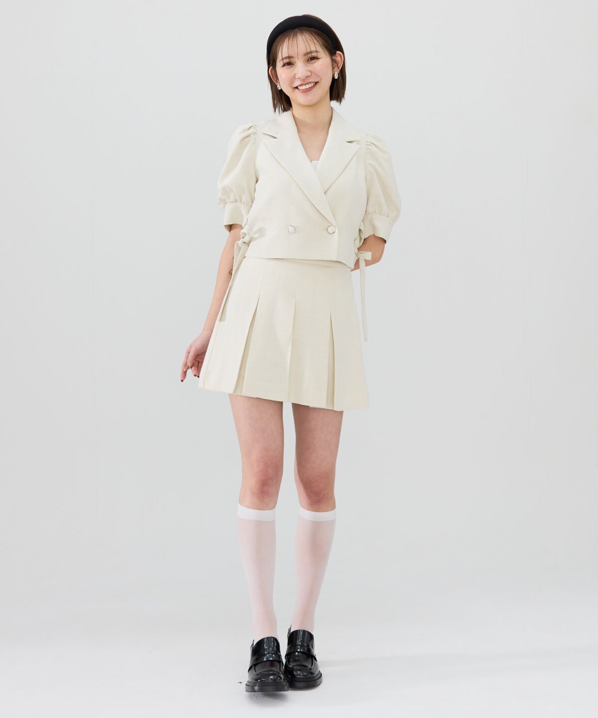 REDYAZEL「ボックスタックショートパンツ」|キュロット|