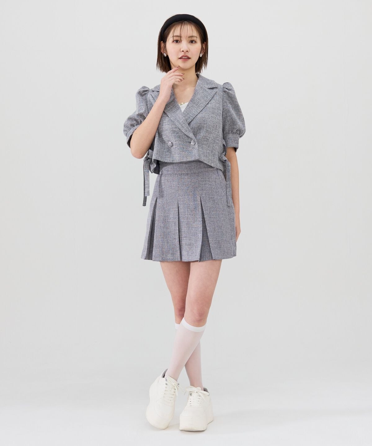 REDYAZEL「ボックスタックショートパンツ」|キュロット|