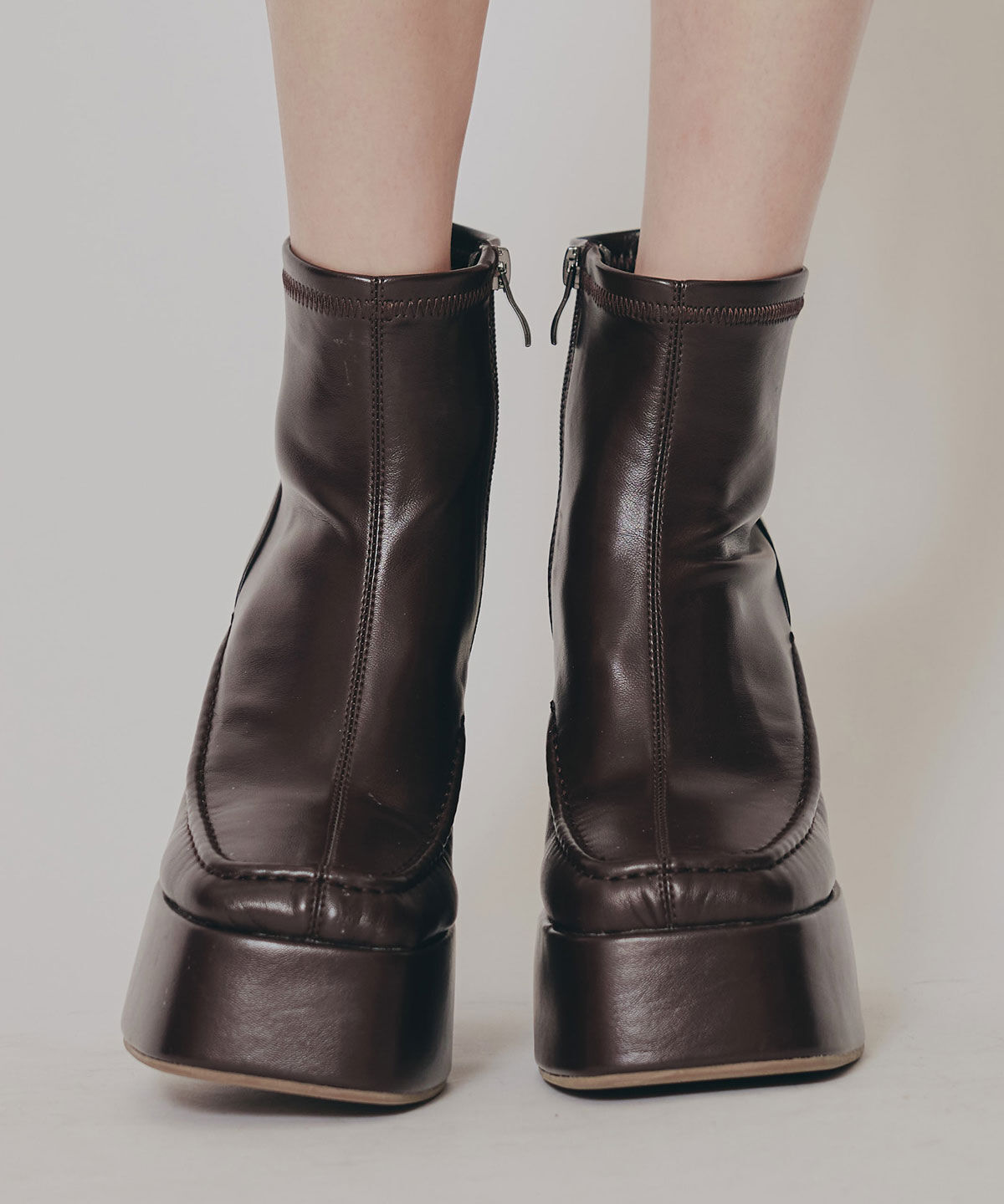 REDYAZEL「スクエアショートブーツ」|ショートブーツ|