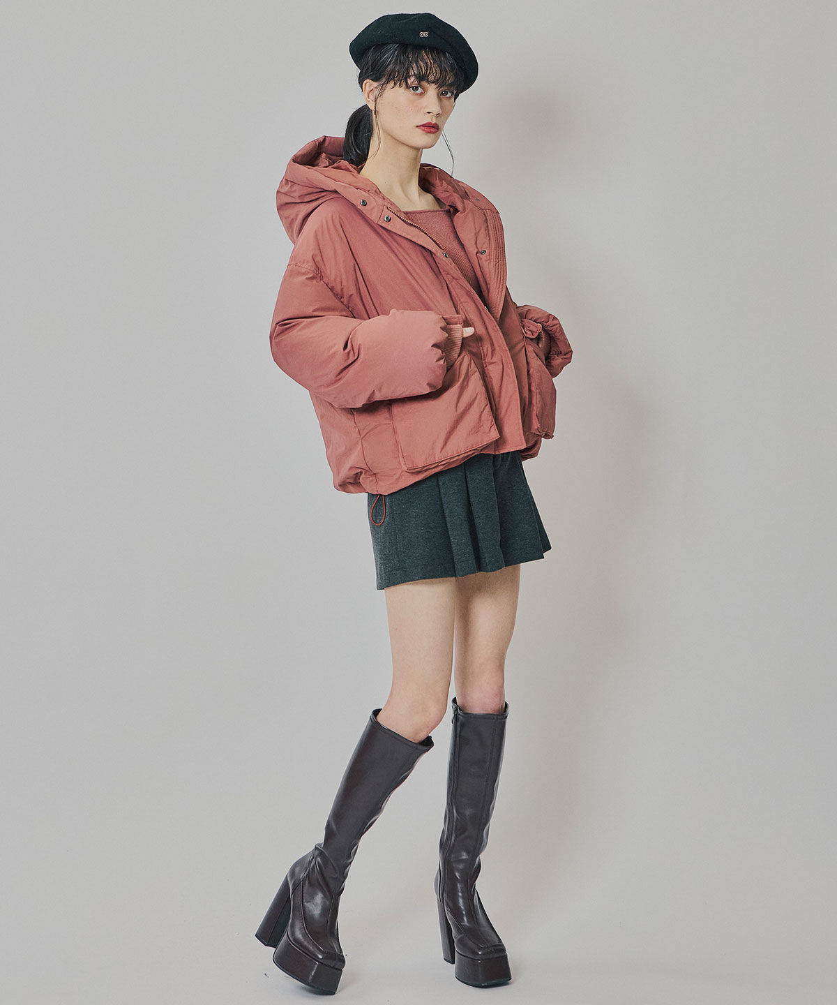 REDYAZEL「フラップポケットファイバーダウンジャケット」|ダウン|