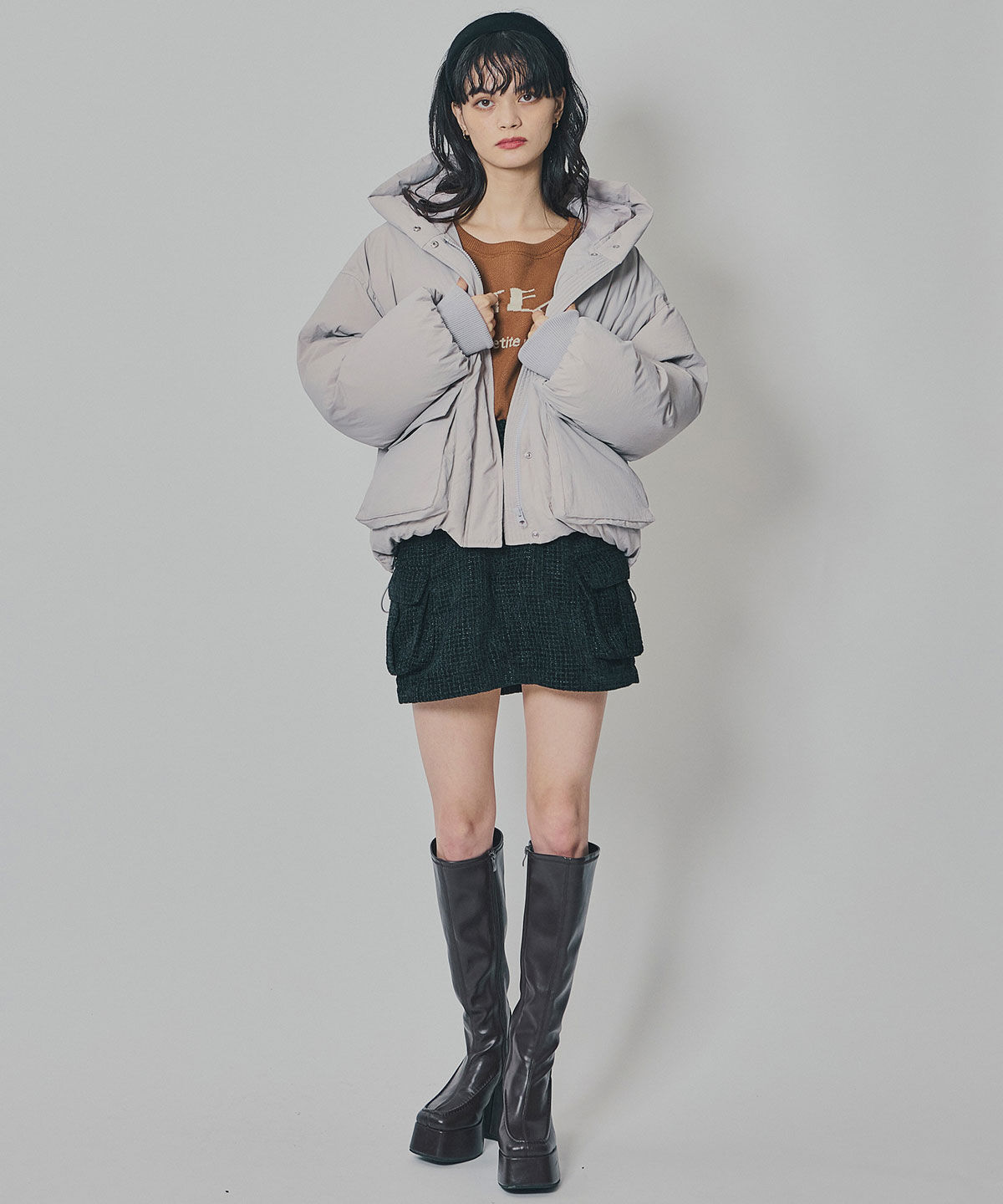 REDYAZEL「フラップポケットファイバーダウンジャケット」|ダウン|